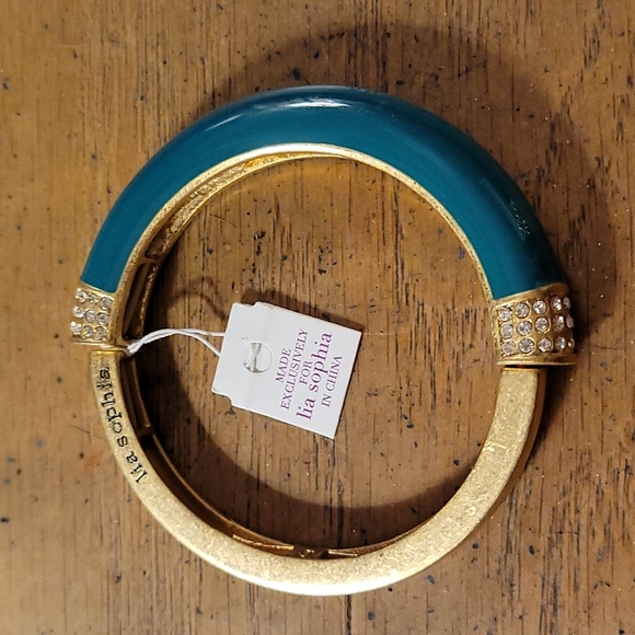 Lia Sophia Green resin bangle - Picture 4 of 4